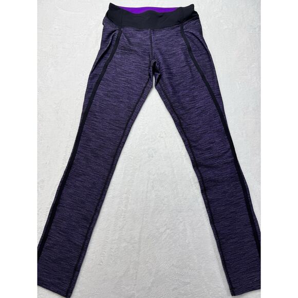 LULULEMON VTG Size 4 Tender Violet Reversible Slub Denim FORME Pants - Picture 1 of 5